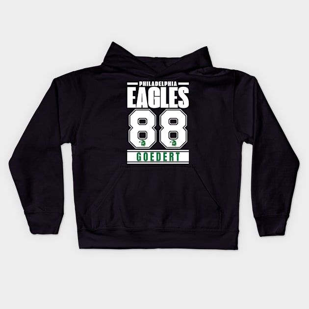 Philadelphia Eagles Goedert 88 American Football Kids Hoodie by ArsenBills